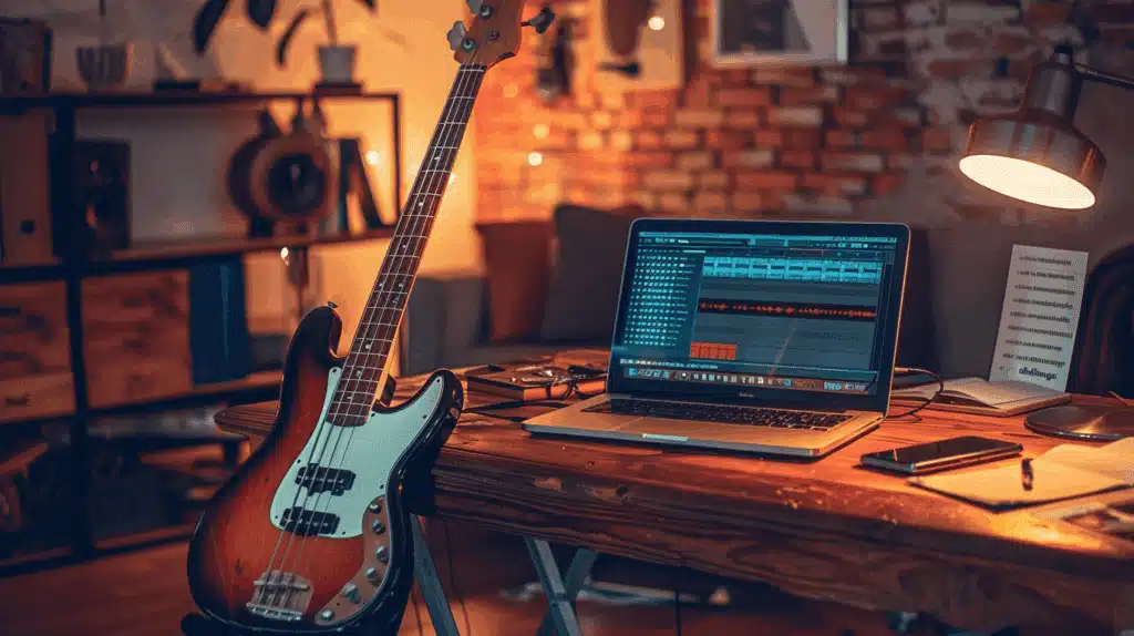 Home studio basse apprendre enregistrement